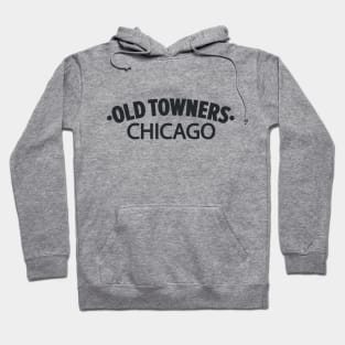 Old Towners Chicago Minimal Logo Design - Chicago Neighborhood Series Hoodie